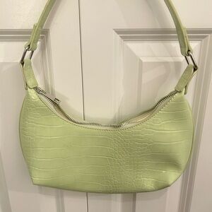 Green Faux Leather Purse + Green Small Bag
